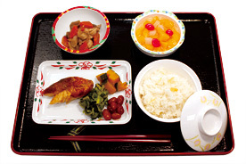 充実した透析食